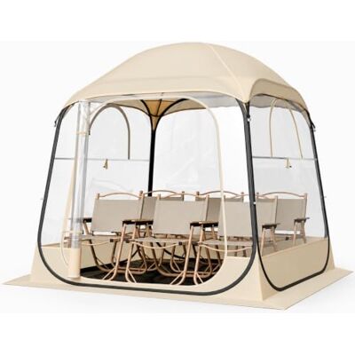 VEVOR Tente de sport pop up, 4 tailles optionnelles, tente à bulles transparente pour 1 à 6 personnes, Pod d'extérieur étanche avec tapis de sol et housse supérieure, tentes de jardin igloo dôme abri VEVOR Tente de sport pop up, 4 tailles optionnelles, tente à bulles transparente pour 1 à 6 personnes, Pod d'extérieur étanche avec tapis de sol et housse supérieure, tentes de jardin igloo dôme abri