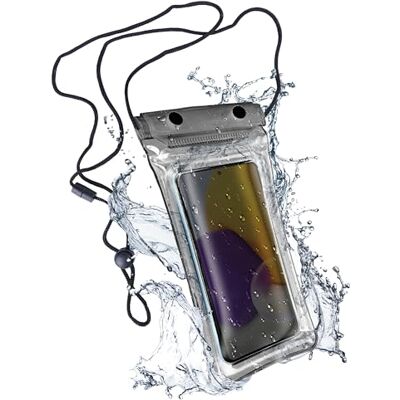 Cao Etui imperméable Smartphones 6,1' Adulte Unisexe, Transparent Cao Etui imperméable Smartphones 6,1' Adulte Unisexe, Transparent