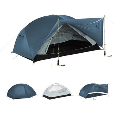 Naturehike Mongar Base Tente de camping 2 à 3 personnes ultra légère étanche pour l'extérieur, le trekking, la randonnée Naturehike Mongar Base Tente de camping 2 à 3 personnes ultra légère étanche pour l'extérieur, le trekking, la randonnée