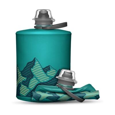 HydraPak Stow Gourde pliable (500 ml, bleu glacier) Ultra léger, anti-fuite, haut débit, résistant à l'abrasion, pour randonnée, camping, sac à dos, ski et vélo HydraPak Stow Gourde pliable (500 ml, bleu glacier) Ultra léger, anti-fuite, haut débit, résistant à l'abrasion, pour randonnée, camping, sac à dos, ski et vélo