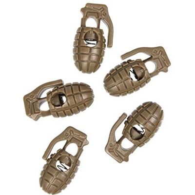 Mil-Tec Lot de 10 bloqueurs de cordon Pineapple Mil-Tec Lot de 10 bloqueurs de cordon Pineapple