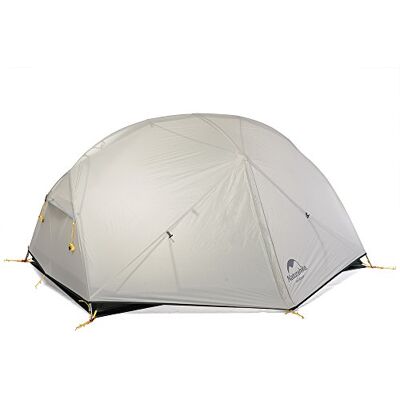 Naturehike Mongar Tente de Camping Double Ultralégère en Silicone 20D pour 2 Personnes Naturehike Mongar Tente de Camping Double Ultralégère en Silicone 20D pour 2 Personnes