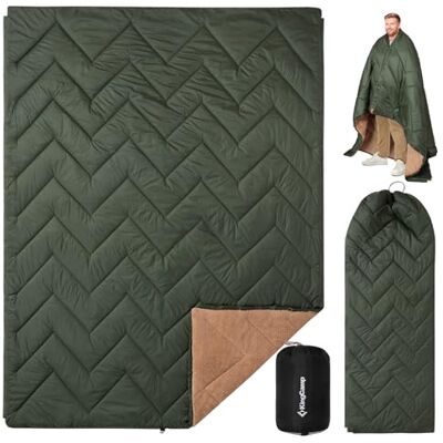 KingCamp Couverture en polaire Sherpa chaude toutes saisons pour camping, extérieur, voyage, randonnée, pique-nique, plage, randonnée, voiture, camping et intérieur (kaki/olive, 200 x 145 cm) KingCamp Couverture en polaire Sherpa chaude toutes saisons pour camping, extérieur, voyage, randonnée, pique-nique, plage, randonnée, voiture, camping et intérieur (kaki/olive, 200 x 145 cm)