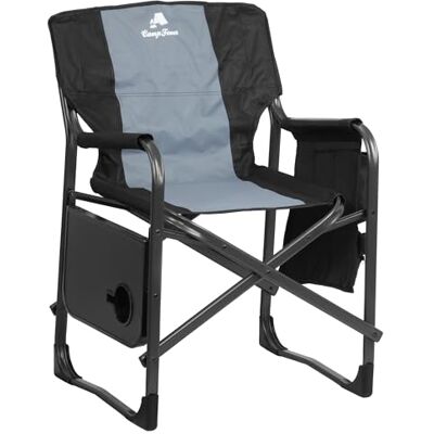 CampFeuer Chaise de camping pliable Gris Chaise de pêche avec table pliable, chaise de pêche, chaise de jardin, chaise de plage, fauteuil pliant, fauteuil de camping, chaise de festival CampFeuer Chaise de camping pliable Gris Chaise de pêche avec table pliable, chaise de pêche, chaise de jardin, chaise de plage, fauteuil pliant, fauteuil de camping, chaise de festival