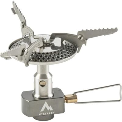 McKINLEY Mck116 Réchaud à gaz, unisexe, argenté, 108 x 69 mm McKINLEY Mck116 Réchaud à gaz, unisexe, argenté, 108 x 69 mm
