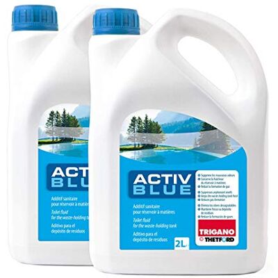 Thetford Activ Blue Additif pour réservoir d'eaux usées 4 l Thetford Activ Blue Additif pour réservoir d'eaux usées 4 l