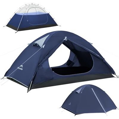 Naturehike Bleik Tente de camping légère imperméable double couche pour randonnée et trekking Naturehike Bleik Tente de camping légère imperméable double couche pour randonnée et trekking