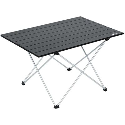 Sportneer Table de camping pliante portable en aluminium léger, table de salle à manger 3 tailles, parfaite pour la salle à manger, la découpe, la cuisine, le pique-nique, l'extérieur, la plage, la Sportneer Table de camping pliante portable en aluminium léger, table de salle à manger 3 tailles, parfaite pour la salle à manger, la découpe, la cuisine, le pique-nique, l'extérieur, la plage, la