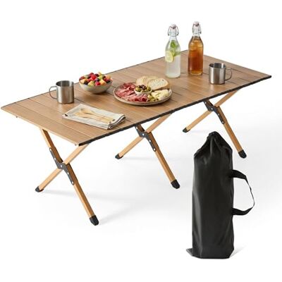 Relaxdays Table de Camping, Pliable, réglable en Hauteur, H x L x P : 44 x H x L x P : 44 x 120 x 60 cm, sac de transport Relaxdays Table de Camping, Pliable, réglable en Hauteur, H x L x P : 44 x H x L x P : 44 x 120 x 60 cm, sac de transport