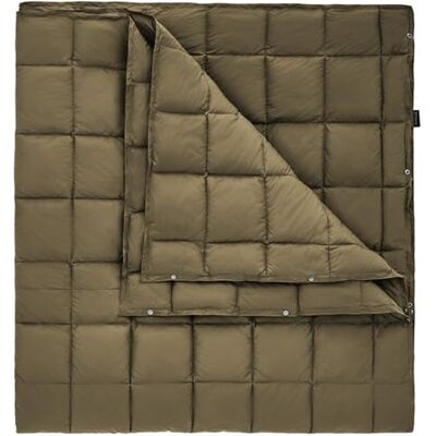 KingCamp Couverture de Camping 3 en 1, Couverture Thermique de Voyage, Sac de Couchage et Poncho, Chaude et Légère pour Camping, Randonnée, Festival, Vanlife et Plein Air (213×203 cm丨1.05kg, Olive) KingCamp Couverture de Camping 3 en 1, Couverture Thermique de Voyage, Sac de Couchage et Poncho, Chaude et Légère pour Camping, Randonnée, Festival, Vanlife et Plein Air (213×203 cm丨1.05kg, Olive)