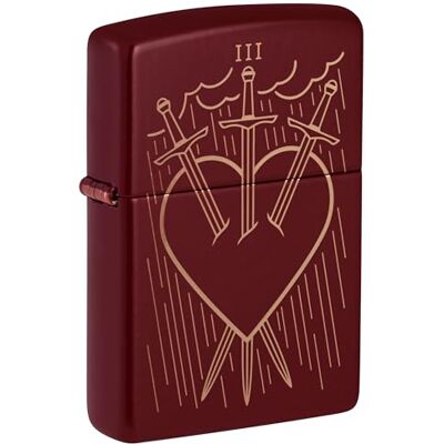 Zippo Briquet tempête Luck/Fortune Laser Engrave Merlot Rechargeable Réutilisable Design résistant au vent Boîte cadeau Fabriqué aux États-Unis Zippo Briquet tempête Luck/Fortune Laser Engrave Merlot Rechargeable Réutilisable Design résistant au vent Boîte cadeau Fabriqué aux États-Unis