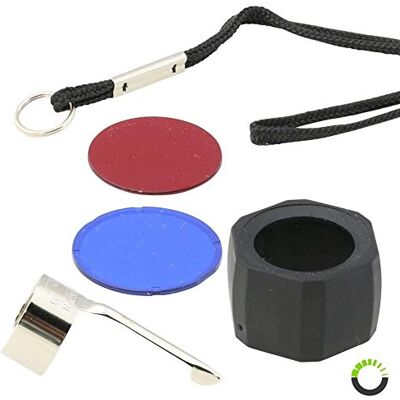 Maglite Pack d'accessoires pour lampe mini R6 Noir Maglite Pack d'accessoires pour lampe mini R6 Noir