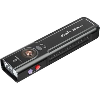 FENIX E06R Pro Lampe de poche avec lumière UV, blanche et laser 1600 lumens Noir FENIX E06R Pro Lampe de poche avec lumière UV, blanche et laser 1600 lumens Noir