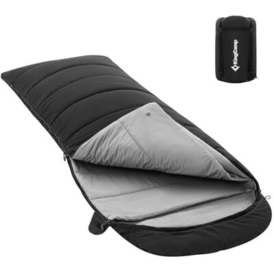 KingCamp Sac de couchage d'extérieur En flanelle de coton Doublure intérieure jusqu'à Avec oreiller Pour l'extérieur et le camping KingCamp Sac de couchage d'extérieur En flanelle de coton Doublure intérieure jusqu'à Avec oreiller Pour l'extérieur et le camping