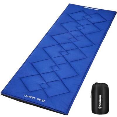 KingCamp Coussin de lit de camp en coton super léger et portable polyvalent pour lit de camping, de jardin, aussi comme tapis de couchage ou de voyage, pour camping, activités KingCamp Coussin de lit de camp en coton super léger et portable polyvalent pour lit de camping, de jardin, aussi comme tapis de couchage ou de voyage, pour camping, activités