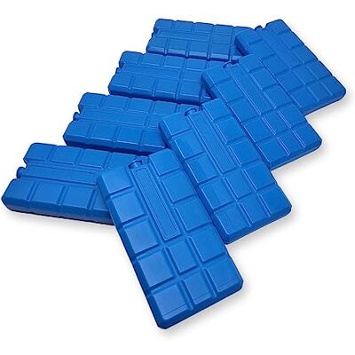 ToCi Lot de 2/4/6/8/12/16 blocs réfrigérants de 400 ml chacun 2 à 16 éléments de refroidissement bleus pour sac isotherme ou glacière blocs réfrigérants réutilisables ToCi Lot de 2/4/6/8/12/16 blocs réfrigérants de 400 ml chacun 2 à 16 éléments de refroidissement bleus pour sac isotherme ou glacière blocs réfrigérants réutilisables