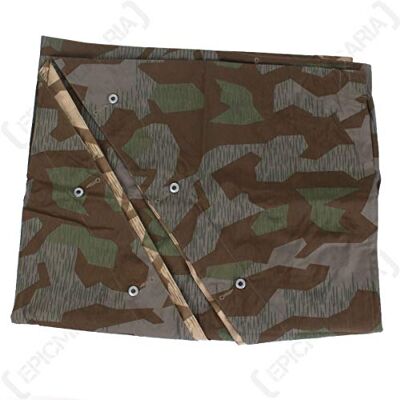 Mil-Tec Tente triangulaire unisexe pour adulte 18250100 Tarn Tarn Taille unique Splinter Camo Mil-Tec Tente triangulaire unisexe pour adulte 18250100 Tarn Tarn Taille unique Splinter Camo