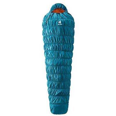 Deuter Exosphere -10° SL Sac de couchage en fibre synthétique pour femme Bleu pétrole/mango Deuter Exosphere -10° SL Sac de couchage en fibre synthétique pour femme Bleu pétrole/mango