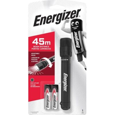 Energizer Lampe Torche LED X-Focus, Lampe de Poche avec Mise au Point, Fine et Légère, Piles Incluses Energizer Lampe Torche LED X-Focus, Lampe de Poche avec Mise au Point, Fine et Légère, Piles Incluses