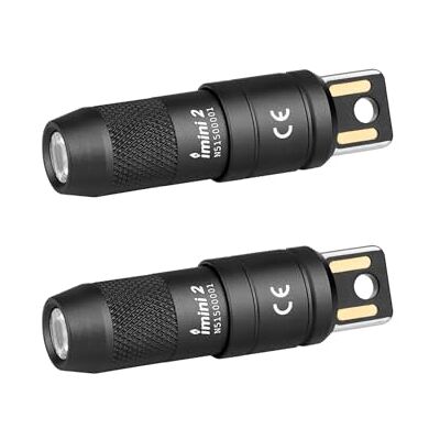 OLIGHT IMini lampe torche rechargeable USB magnétique 50 lumens, lumière douce, compacte pour porte-clés ou poche, mini lampe torche LED pour décoration, urgence, camping et cadeaux (noir, 2 unités) OLIGHT IMini lampe torche rechargeable USB magnétique 50 lumens, lumière douce, compacte pour porte-clés ou poche, mini lampe torche LED pour décoration, urgence, camping et cadeaux (noir, 2 unités)