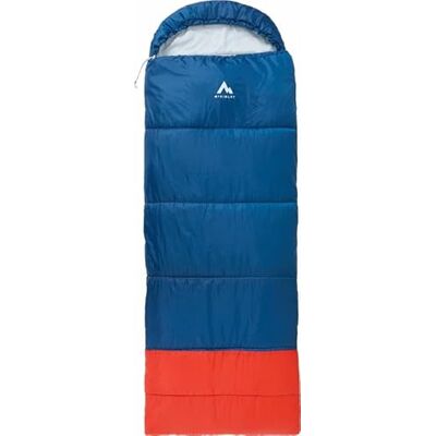 McKINLEY Camp SoftPro 5 Sac de couchage sarcophage, unisexe, bleu pétrole/rouge/bleu, 195 l McKINLEY Camp SoftPro 5 Sac de couchage sarcophage, unisexe, bleu pétrole/rouge/bleu, 195 l