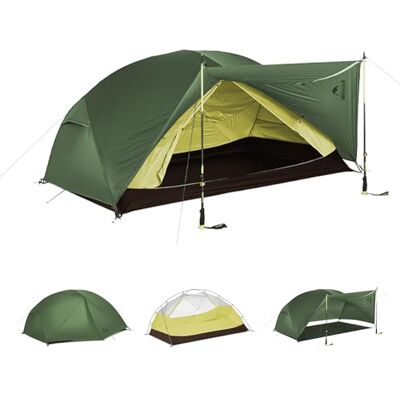Naturehike Mongar Base Tente de camping 2 à 3 personnes ultra légère étanche pour l'extérieur, le trekking, la randonnée Naturehike Mongar Base Tente de camping 2 à 3 personnes ultra légère étanche pour l'extérieur, le trekking, la randonnée