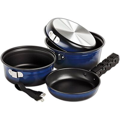 Black Crevice BCR4068 Ensemble de Cuisine Mixte Adulte, Bleu, 12 x 21 x 21 cm Black Crevice BCR4068 Ensemble de Cuisine Mixte Adulte, Bleu, 12 x 21 x 21 cm
