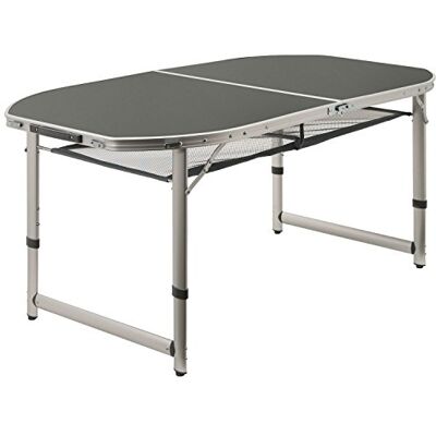 CampFeuer Table de Camping en Aluminium pour 6 Personnes 150 x 80 cm Pliable et à Hauteur réglable Pieds réglables pour Jardins et Terrasses CampFeuer Table de Camping en Aluminium pour 6 Personnes 150 x 80 cm Pliable et à Hauteur réglable Pieds réglables pour Jardins et Terrasses