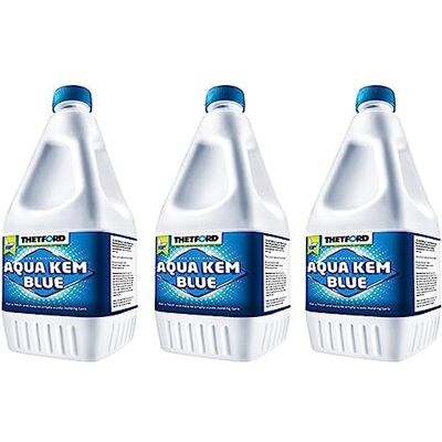 Thetford LOT 3 X Aqua KEM Blue 2L Produits WC Chimique Entretien Toilettes Thetford LOT 3 X Aqua KEM Blue 2L Produits WC Chimique Entretien Toilettes