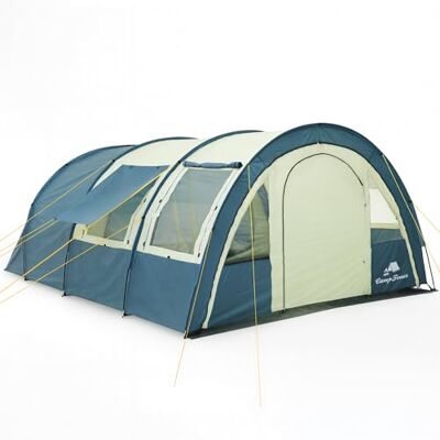 CampFeuer Tente Tunnel 'Multi' pour 4 Personnes Avec Auvent Coupe-Vent, Imperméable, Ultra-Léger Moustiquaire Incluse Pour Camping, Plage et Randonnée CampFeuer Tente Tunnel 'Multi' pour 4 Personnes Avec Auvent Coupe-Vent, Imperméable, Ultra-Léger Moustiquaire Incluse Pour Camping, Plage et Randonnée