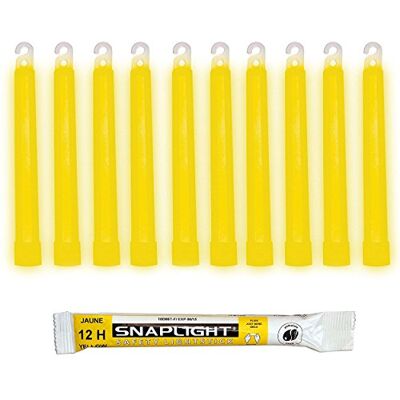 Cyalume SnapLight Jaune 15cm Bâton Lumineux Glow Stick Light Stick Fluorescent Durée 12 heures (Boîte de 100) Cyalume SnapLight Jaune 15cm Bâton Lumineux Glow Stick Light Stick Fluorescent Durée 12 heures (Boîte de 100)