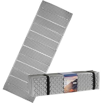 Spetebo Matelas isolant de camping ultra léger pliable argenté 180 x 59 cm Tapis de sol thermique en mousse Tapis de sol thermique Tapis de camping Tapis de couchage Tapis de plage Tapis de Spetebo Matelas isolant de camping ultra léger pliable argenté 180 x 59 cm Tapis de sol thermique en mousse Tapis de sol thermique Tapis de camping Tapis de couchage Tapis de plage Tapis de