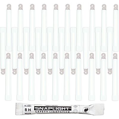 Cyalume SnapLight Blanc 15cm Bâton Lumineux Glow Stick Light Stick Fluorescent Durée 8 heures (Boîte de 30) Cyalume SnapLight Blanc 15cm Bâton Lumineux Glow Stick Light Stick Fluorescent Durée 8 heures (Boîte de 30)