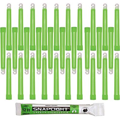 Cyalume SnapLight Vert 15cm Bâton Lumineux Glow Stick Light Stick Fluorescent Durée 12 heures (Boîte de 30) Cyalume SnapLight Vert 15cm Bâton Lumineux Glow Stick Light Stick Fluorescent Durée 12 heures (Boîte de 30)
