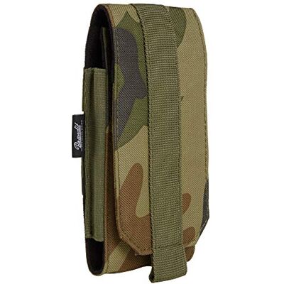 Brandit Pochette Molle Phone Pouch et étui pour téléphone portable dans différentes tailles et de nombreuses couleurs (camouflage) avec système Molle Brandit Pochette Molle Phone Pouch et étui pour téléphone portable dans différentes tailles et de nombreuses couleurs (camouflage) avec système Molle