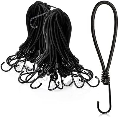 com-four ® 50x tendeurs de bâche premium avec crochets tendeurs en caoutchouc pour bannières affiches tentes bâches pavillons tendeurs de tente pour le camping com-four ® 50x tendeurs de bâche premium avec crochets tendeurs en caoutchouc pour bannières affiches tentes bâches pavillons tendeurs de tente pour le camping