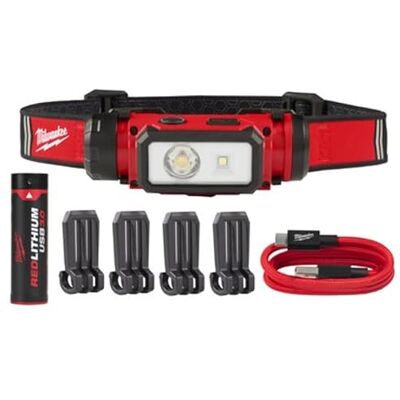 Milwaukee L4HL2-301 Lampe frontale rechargeable USB 600 lumens Milwaukee L4HL2-301 Lampe frontale rechargeable USB 600 lumens
