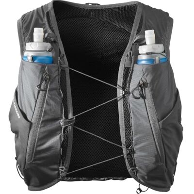 SALOMON ADV Skin X Season 15 Set Sac à dos, Adulte Unisexe, Ebony/Alloy/ (Noir), M SALOMON ADV Skin X Season 15 Set Sac à dos, Adulte Unisexe, Ebony/Alloy/ (Noir), M