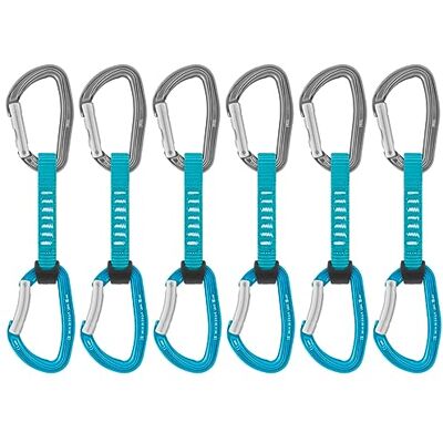 Petzl Lot de 6 Dégaines d'Escalade DJINN AXESS 6-Pack Unisex, Turquoise, 12 cm Petzl Lot de 6 Dégaines d'Escalade DJINN AXESS 6-Pack Unisex, Turquoise, 12 cm