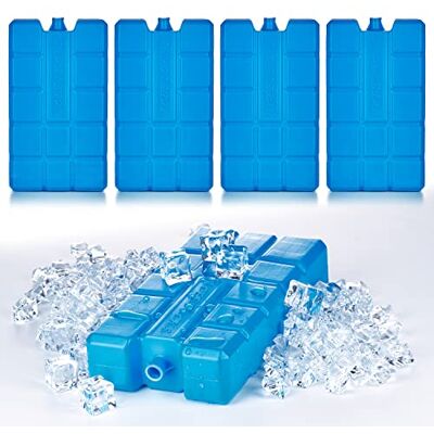 BigDean Lot de 4 à 12 blocs réfrigérants de 200 ml chacun BigDean Lot de 4 à 12 blocs réfrigérants de 200 ml chacun