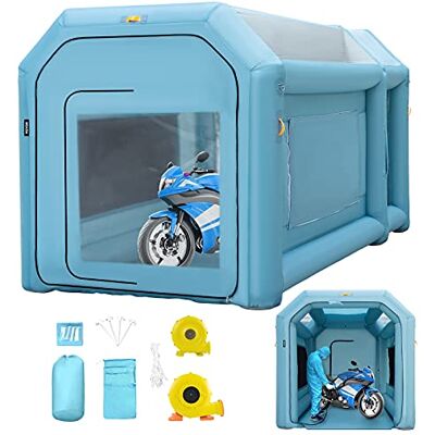 VEVOR Cabine Peinture Gonflable 4x2,5x2,5 m Tente Tunnel Pulvérisation Garage Tissu Oxford 210D PVC Souffleur Gonflage 680W Souffleur Ventilation 330W Tente pour Mécaniciens Automobile Pièces Voiture VEVOR Cabine Peinture Gonflable 4x2,5x2,5 m Tente Tunnel Pulvérisation Garage Tissu Oxford 210D PVC Souffleur Gonflage 680W Souffleur Ventilation 330W Tente pour Mécaniciens Automobile Pièces Voiture