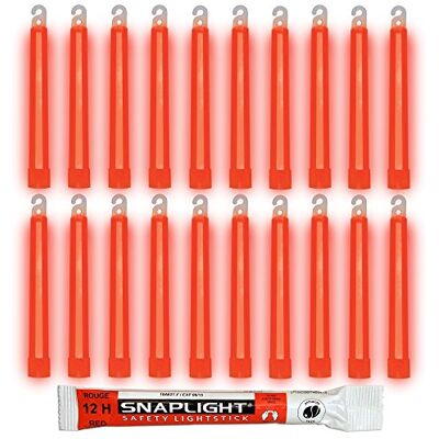 Cyalume SnapLight Rouge 15cm Bâton Lumineux Glow Stick Light Stick Fluorescent Durée 12 heures (Boîte de 20) Cyalume SnapLight Rouge 15cm Bâton Lumineux Glow Stick Light Stick Fluorescent Durée 12 heures (Boîte de 20)