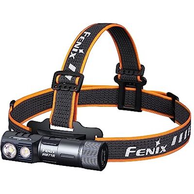 FENIX HM71R Lampe frontale rechargeable et amovible 2700 lumens 230 m 48 heures maximum Base magnétique IP68 FENIX HM71R Lampe frontale rechargeable et amovible 2700 lumens 230 m 48 heures maximum Base magnétique IP68