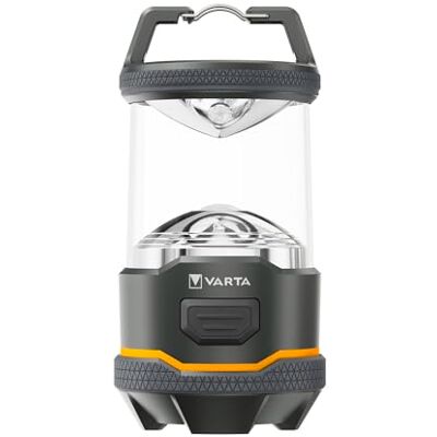 Varta Lanterne Outdoor L10, LED, 170 lumens, jusqu'à 70 h d'autonomie, IP54 éclairage à 2 modes, avec poignée de transport, nécessite 4 piles AA, pour camping, trekking et urgences Varta Lanterne Outdoor L10, LED, 170 lumens, jusqu'à 70 h d'autonomie, IP54 éclairage à 2 modes, avec poignée de transport, nécessite 4 piles AA, pour camping, trekking et urgences