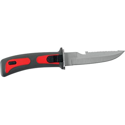 SEAC Bat Couteau de plongée sous-Marine avec Manche de sécurité, en Acier Inoxydable, 11,5 cm Adulte Mixte, Rouge, Taille Unique SEAC Bat Couteau de plongée sous-Marine avec Manche de sécurité, en Acier Inoxydable, 11,5 cm Adulte Mixte, Rouge, Taille Unique