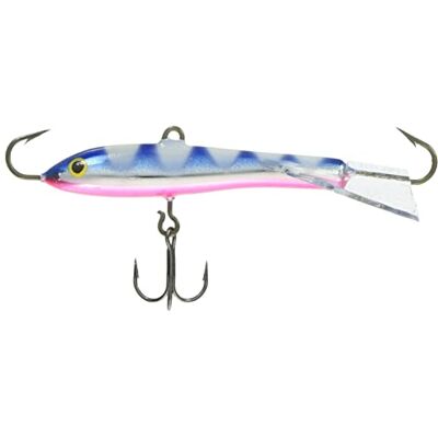 Rapala Leurre de Pêche Jigging Rap-Matériel Naturelle Jigger-Profondeur de Nage Variable-7cm / 18g-Fabriqué en Estonie-Glow Zebra Blue Pink Adulte Unisexe, 7 cm / 18 g Rapala Leurre de Pêche Jigging Rap-Matériel Naturelle Jigger-Profondeur de Nage Variable-7cm / 18g-Fabriqué en Estonie-Glow Zebra Blue Pink Adulte Unisexe, 7 cm / 18 g