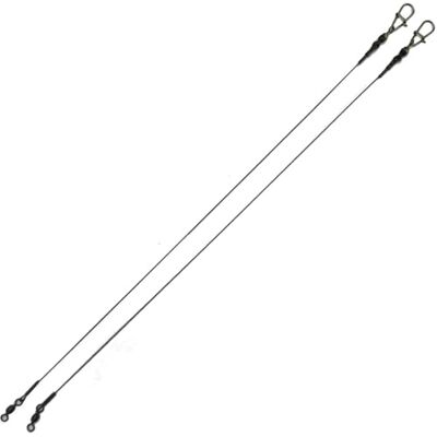 Savage Gear Titanium Traces 2 bas de ligne en titane Longueur/diamètre/capacité de charge : 30 cm / 0,60 mm / 23 kg Savage Gear Titanium Traces 2 bas de ligne en titane Longueur/diamètre/capacité de charge : 30 cm / 0,60 mm / 23 kg