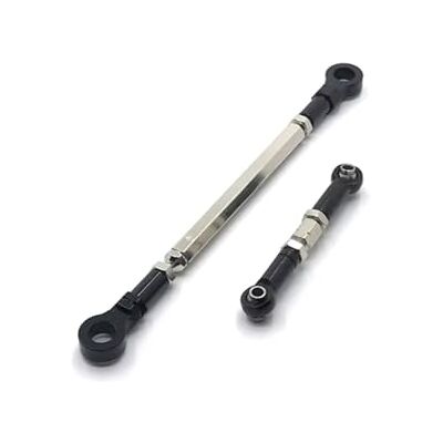 YONMFRDS RC Pièces De Bricolage Pour HuangBo ZP1001 ZP1002 ZP1003 ZP1004 1/10 Métal Essieu Avant Mise À Niveau Biellette Direction RC Pièces Voiture Accessoires Remplacements(Black) YONMFRDS RC Pièces De Bricolage Pour HuangBo ZP1001 ZP1002 ZP1003 ZP1004 1/10 Métal Essieu Avant Mise À Niveau Biellette Direction RC Pièces Voiture Accessoires Remplacements(Black)