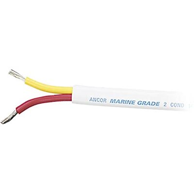 Ancor Marine Grade 123705 Câble de bateau étamé duplex de sécurité électrique (plat, calibre 6, 15,2 m) Ancor Marine Grade 123705 Câble de bateau étamé duplex de sécurité électrique (plat, calibre 6, 15,2 m)