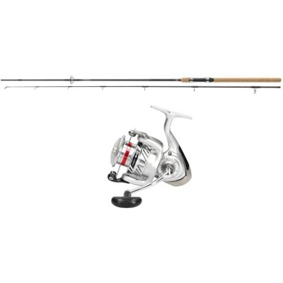 A&M Angelsport Daiwa Ninja Spin Kit de pêche 2,70 m / 15-50 g avec moulinet FX 4000 A&M Angelsport Daiwa Ninja Spin Kit de pêche 2,70 m / 15-50 g avec moulinet FX 4000